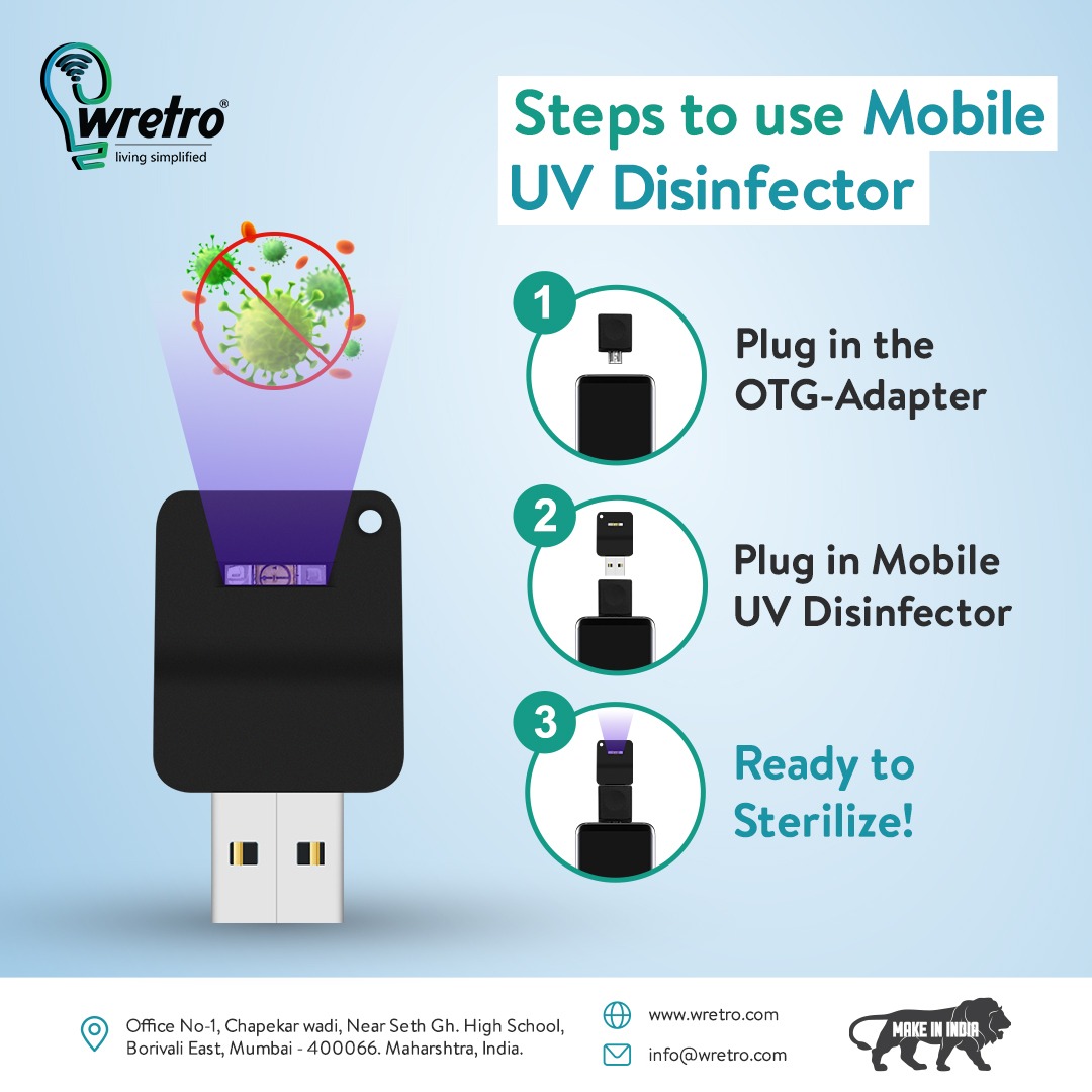Mini Smartphone UV Disinfector