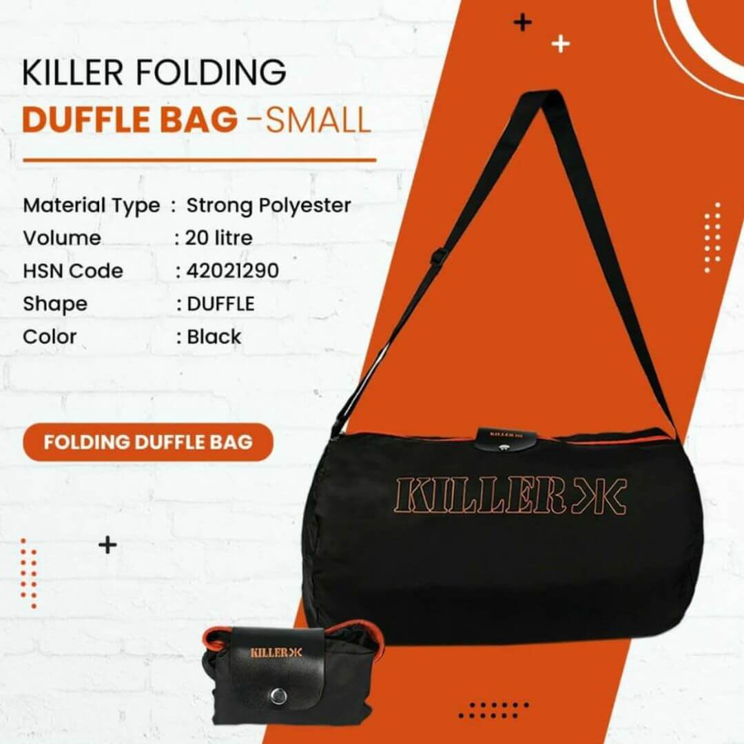 Killer Folding Duffle Bag- Small