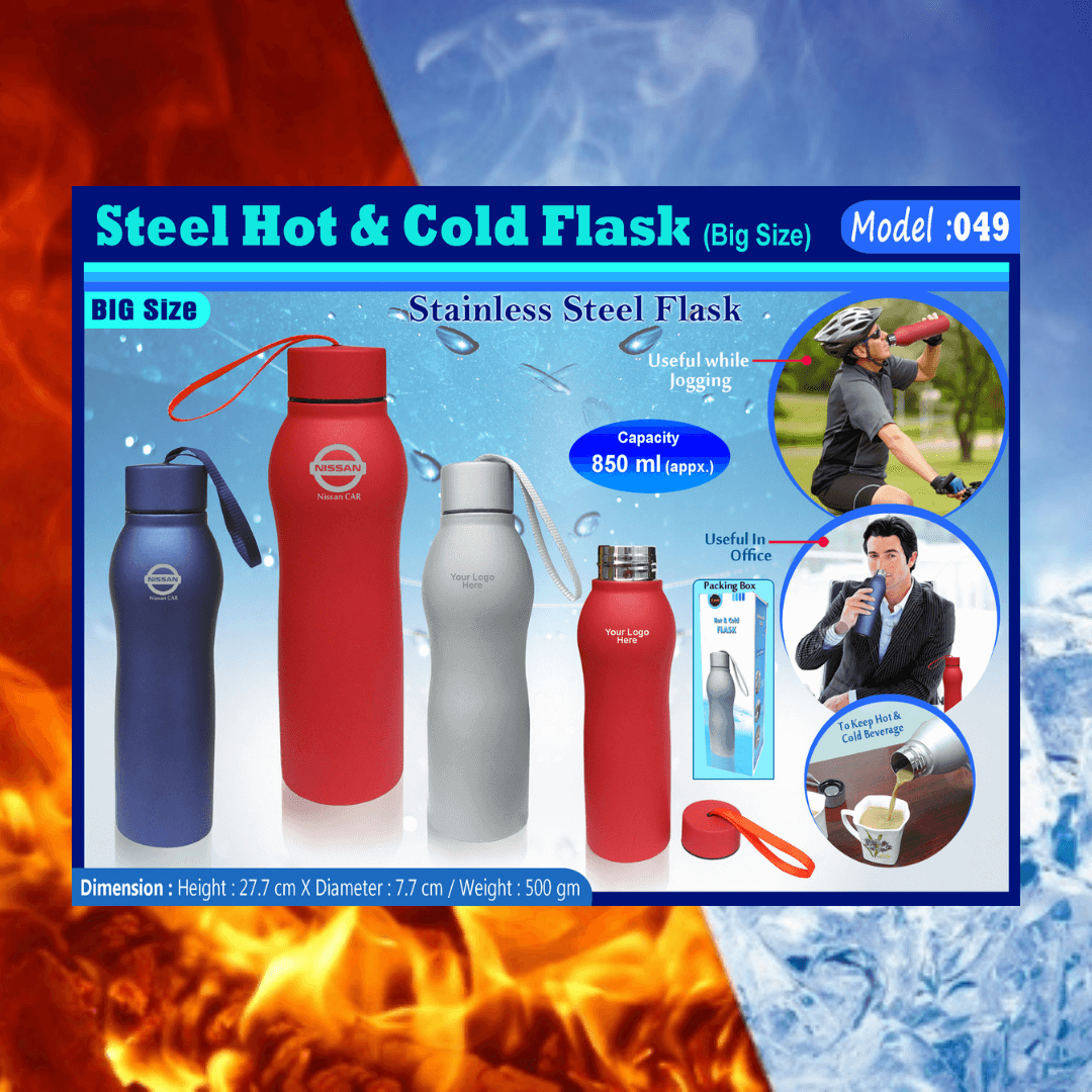 Steel Hot and Cold Flask 049