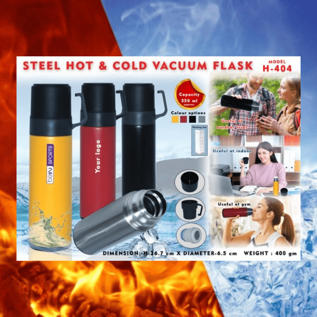 Steel Hot and Cold Flask 404
